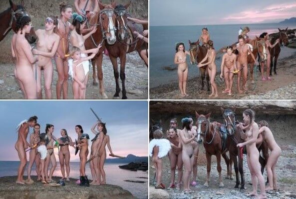 Mystical Horsey Riders Series photos - Nudity is a natural part of life for some people on the planet