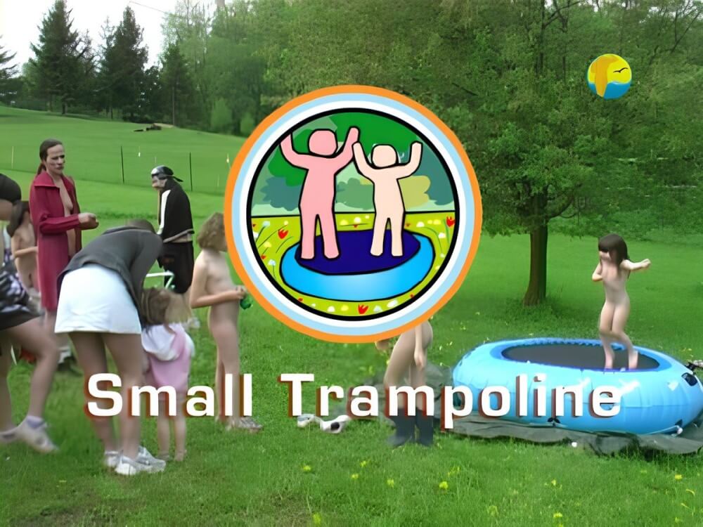 Naturist Freedom: Small Trampoline - The nature of nudism provides strength and inspiration