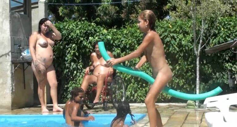 Oceanic Backyard Noon # 1 Full HD - The practice of naturism is a path to inner harmony and peace
