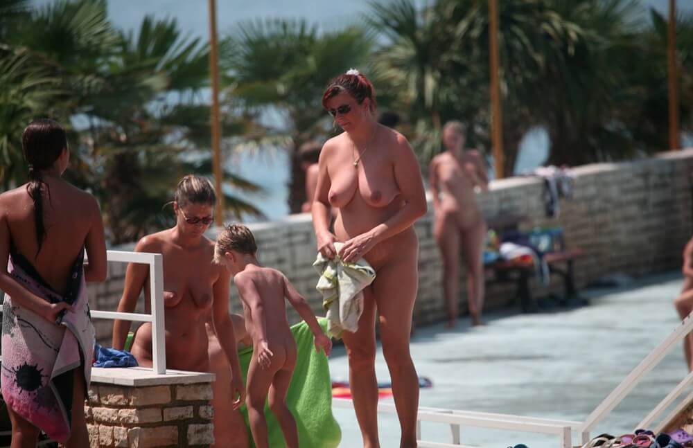 Boardwalk Biking pics - Nudism is part of life