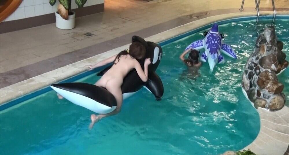 Naturism in the pool Full HD - Nudism knows no boundaries