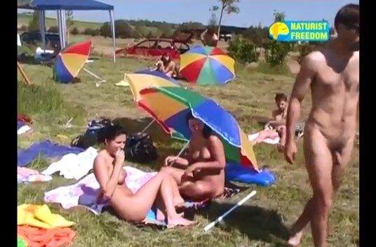 Naturist Freedom  Bathing and Gravel Pit - Ordinary people as naturists