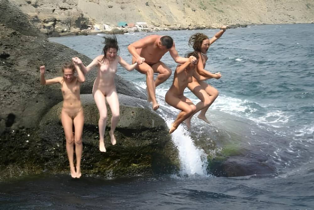 Mens and girls nudists on a beach - Nudism and naturism help us break free from imposed stereotypes