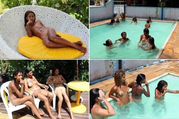 Brazil Pool Sunbath photos - Ethical Principles of the Nudist Community