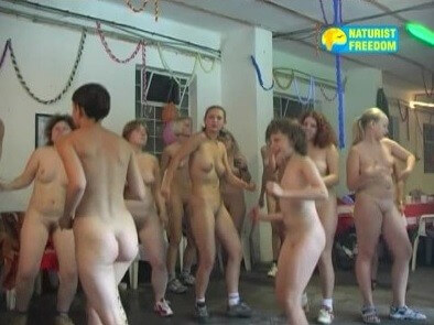 Naturist Freedom: Discotheque in a Cellar - Naturism helps break free from body stereotypes