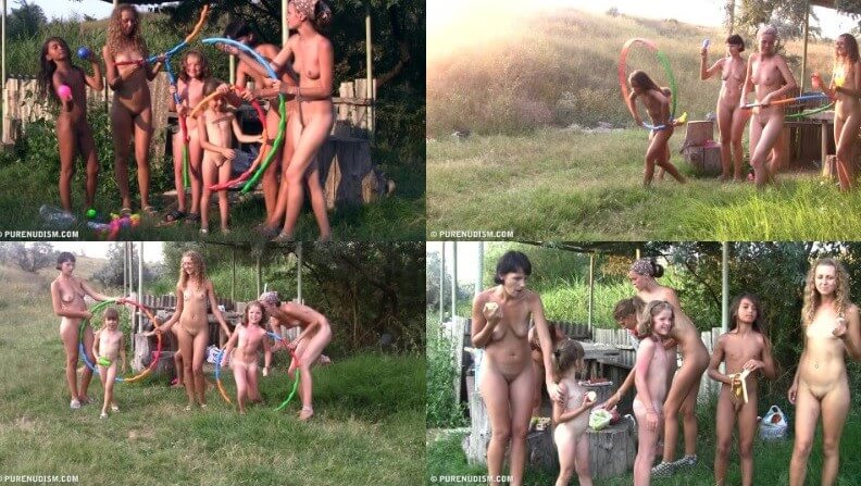 Countryside lounging 2 Full HD video - The cult of nudity has not been forgotten
