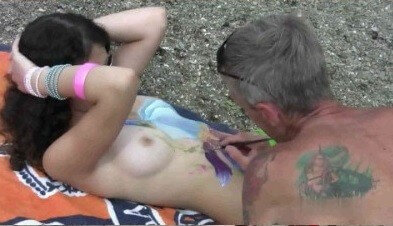 Body Art Nudist Beach 1 Full HD video - The Philosophy of Body Freedom