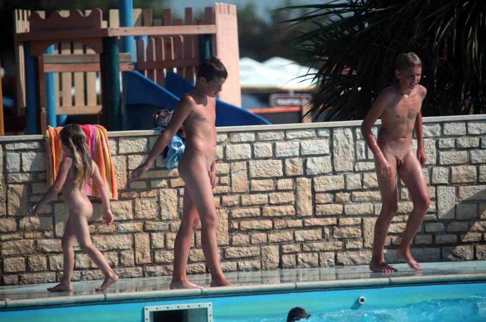 Naturist Pool Assortment photos - Joy and pleasure are an integral part of the nudist and naturist experience
