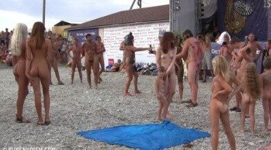 Cool Day At The Beach Full HD video - Being oneself and accepting ones body as core principles of naturism and nudism