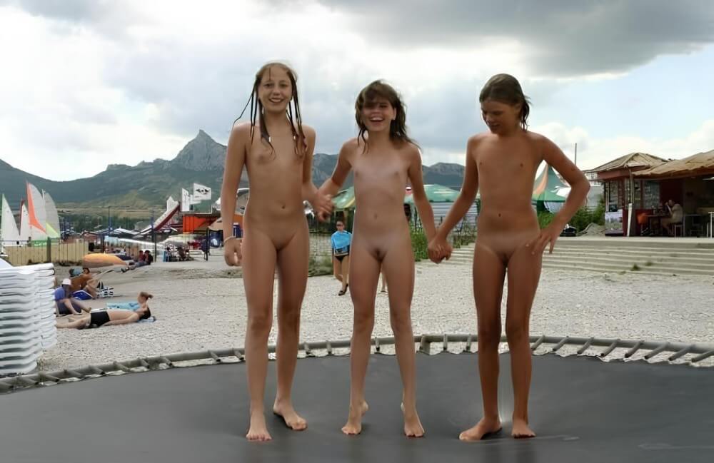 Trampoline pics - Nudity is a part of life without shame or fear