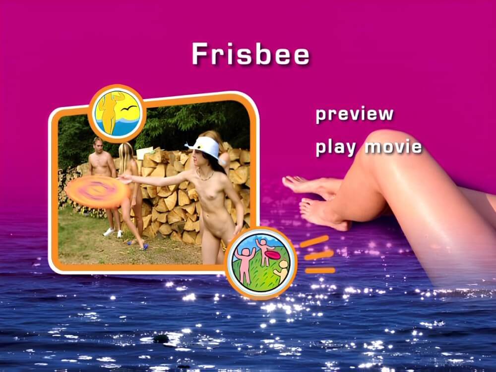 Naturist Freedom - Frisbee DVD - Nudists value harmony and tranquility