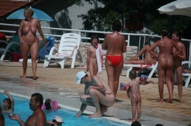 Enjoying The Sunny Pool gallery - Living in harmony and tranquility is the primary goal of naturists and nudists