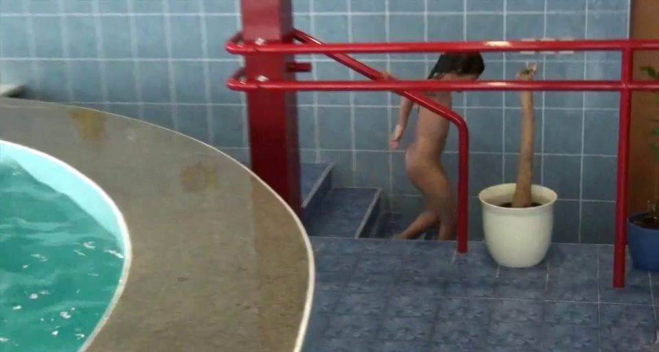 Indoor Swim Exercise - Naturists respect each other and those around them