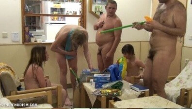Pool jacuzzi and paints Full HD - People come together in unity with nature to take off their clothes