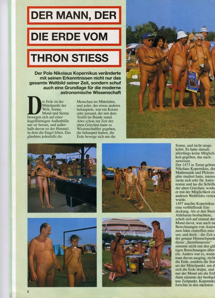 Jung und Frei Nr 60 - Types of recreation in nudist and naturist resorts and parks