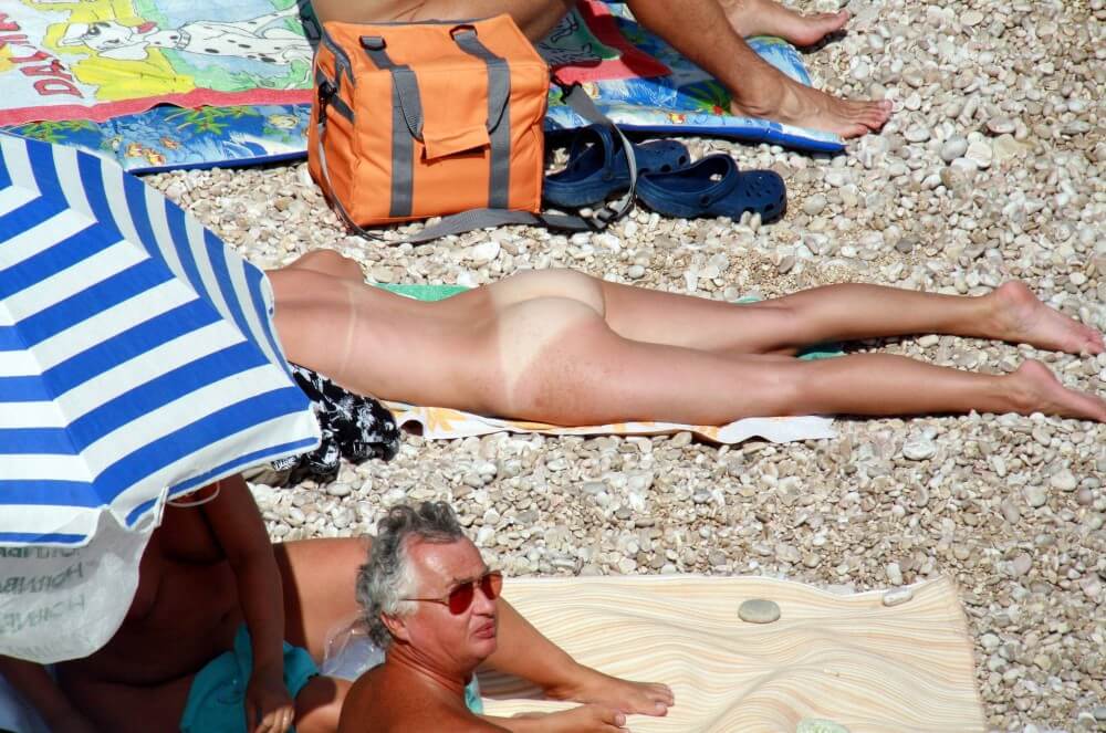 Naturists Beach Relaxation pics - Overcoming insecurities is one of the goals of practicing nudism and naturism