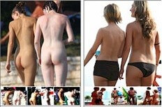 Naturism photo gallery # 41 - Growing up on a nudist beach