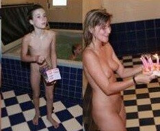 Naturists celebrates birthday photos - Naturism and nudism value openness of mind and body
