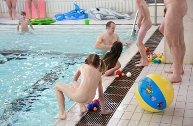 Nude family in the pool photos - Openness to the world and new ideas is a defining trait of naturists and nudists