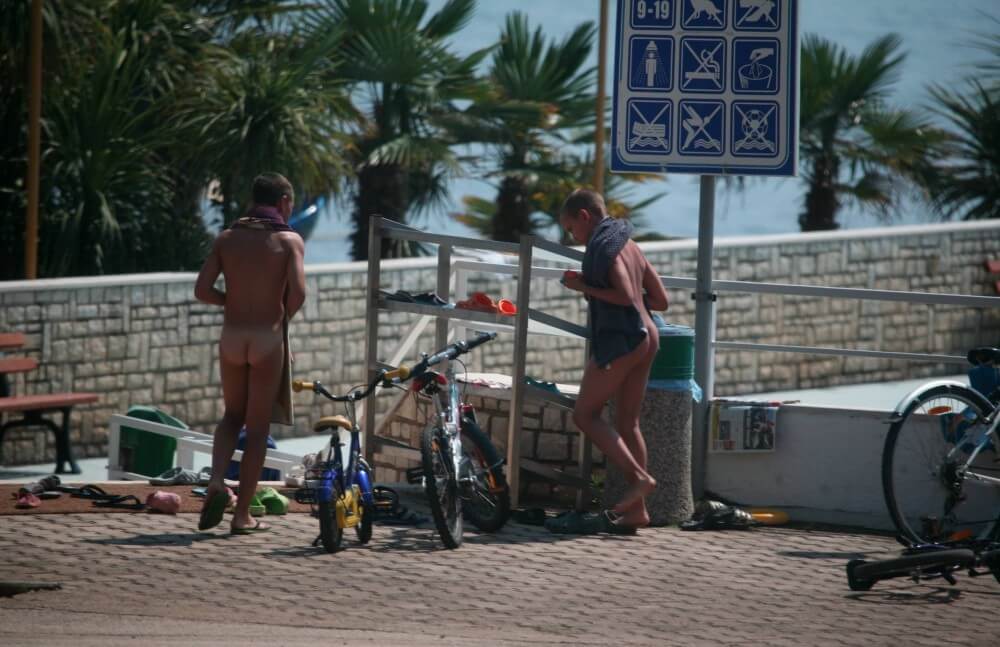 Nudism in a German water park photo - Mutual respect and trust are important components of the nudist and naturist community