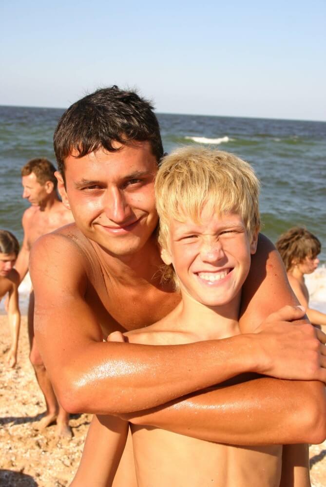 Naturist Group Pictures - A nude person strives for inner harmony and peace of mind