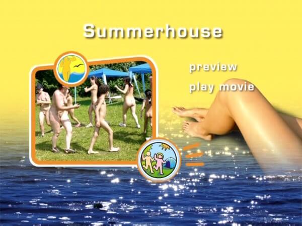 Naturist Freedom: Summer house DVD - Living with joy and ease is part of the naturist lifestyle