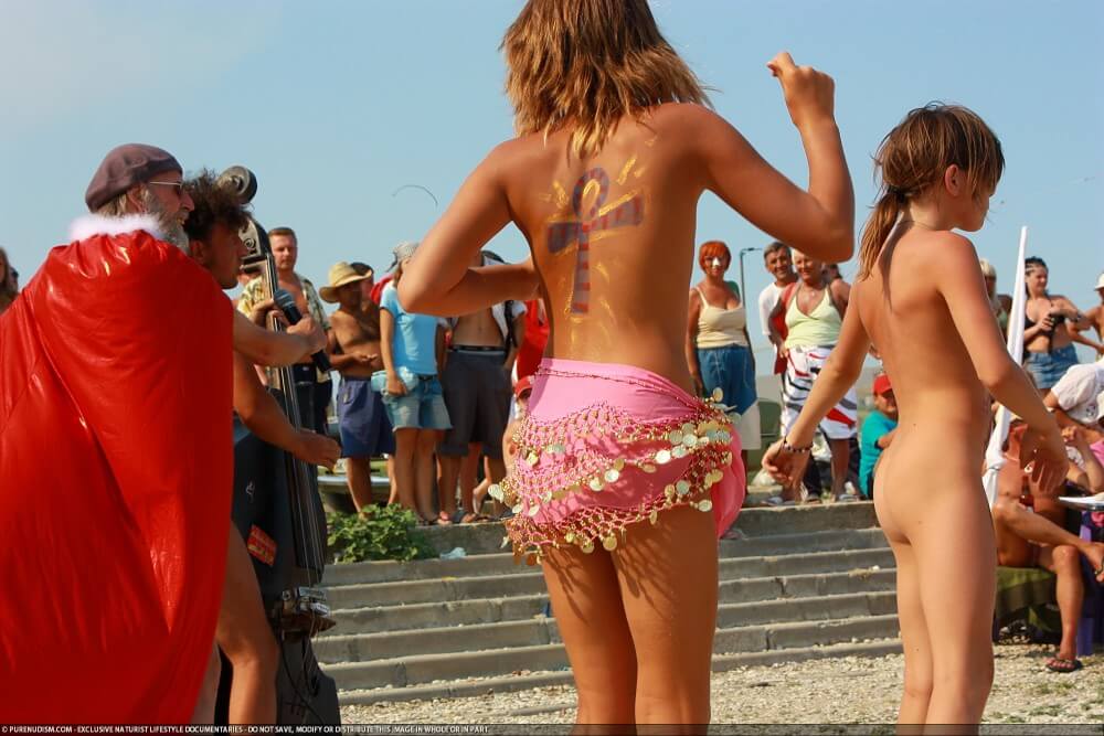 Colorful Carnival Dancing photos - Nature is the best home for a naturist