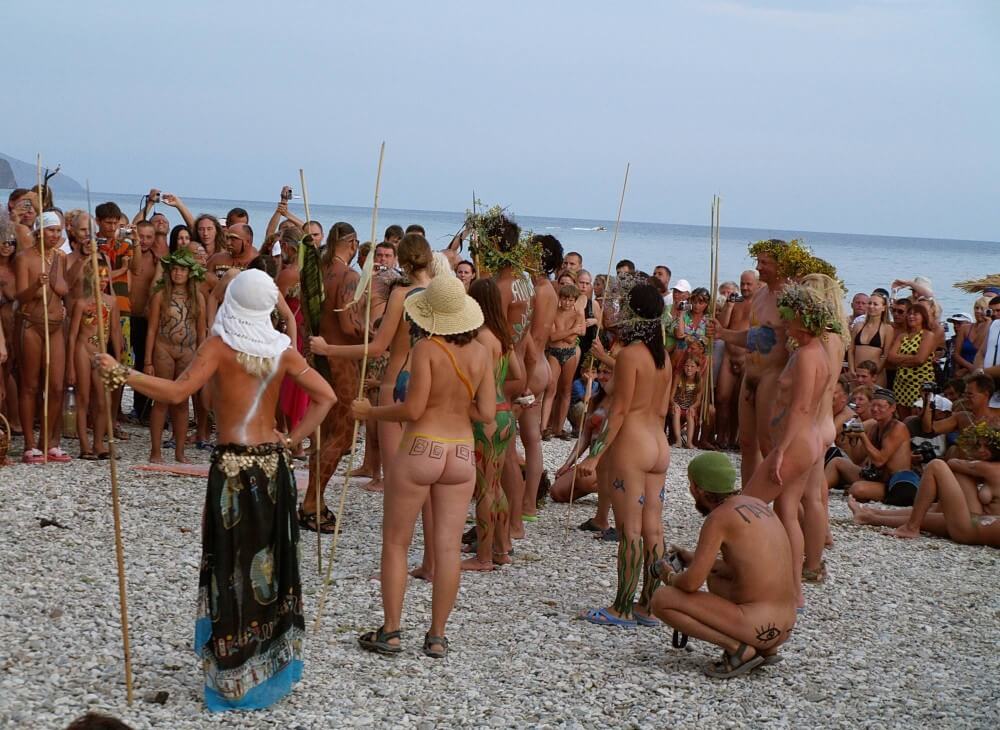 Naturist Party Mega Bash pics - Nudism fosters trust and mutual understanding